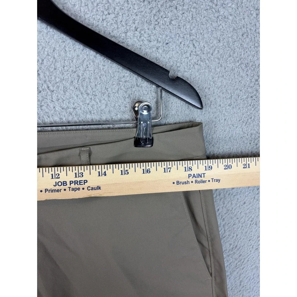Public Rec Pants Mens 34x30 Beige Slim Fit Microfiber Chino Casual Travel Mens